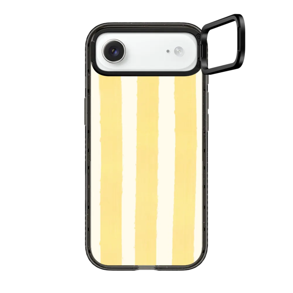 Impact Ring Stand iPhone Air Case MagSafe Compatible - Yellow Stripes