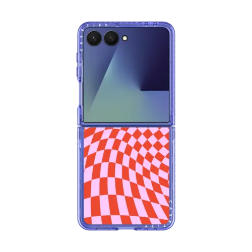 Galaxy Z Flip7 - Strawberry Checkers