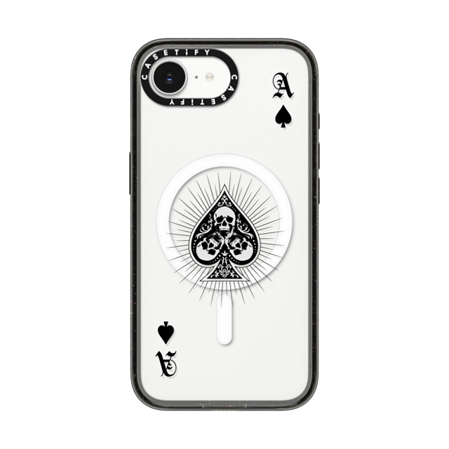CASETiFY iPhone 16e Case Black Impact Case MagSafe Compatible Hype Hype Ace of Spades - Black Back to School CASETiFY iPhone 16e Case Black Impact Case MagSafe Compatible Hype Hype Ace of Spades - Black Back to School