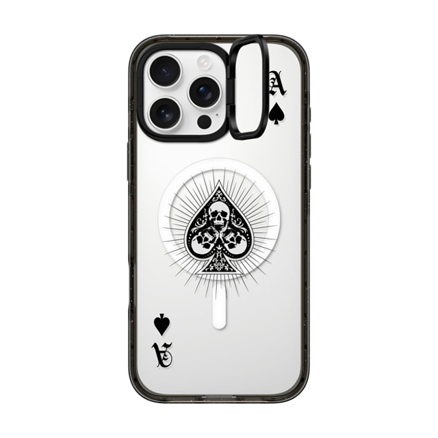 CASETiFY iPhone 16 Pro Max Case Black インパクトリングスタンドケース MagSafe対応 Hype Hype Ace of Spades - Black Back to School CASETiFY iPhone 16 Pro Max Case Black インパクトリングスタンドケース MagSafe対応 Hype Hype Ace of Spades - Black Back to School