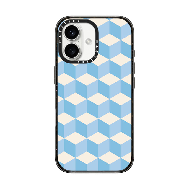 CASETiFY iPhone 16 Case Black インパクトケース MagSafe対応 Preppy,Checkered Checkered,Pattern,Pattern,Preppy,Y2K Sky Blue Tiles Father's Day CASETiFY iPhone 16 Case Black インパクトケース MagSafe対応 Preppy,Checkered Checkered,Pattern,Pattern,Preppy,Y2K Sky Blue Tiles Father's Day