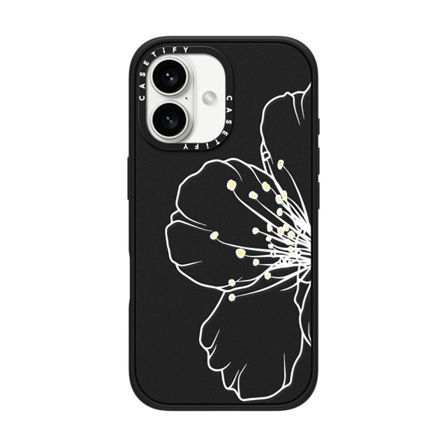 CASETiFY iPhone 16 Case Matte Black Impact Case MagSafe Compatible Half Sakura casetify_artist Father's Day CASETiFY iPhone 16 Case Matte Black Impact Case MagSafe Compatible Half Sakura casetify_artist Father's Day