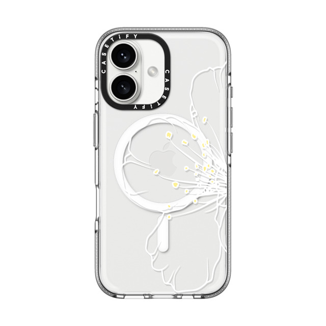 CASETiFY iPhone 16 Case クリア クリア ケース MagSafe対応 Half Sakura casetify_artist Back to School CASETiFY iPhone 16 Case クリア クリア ケース MagSafe対応 Half Sakura casetify_artist Back to School