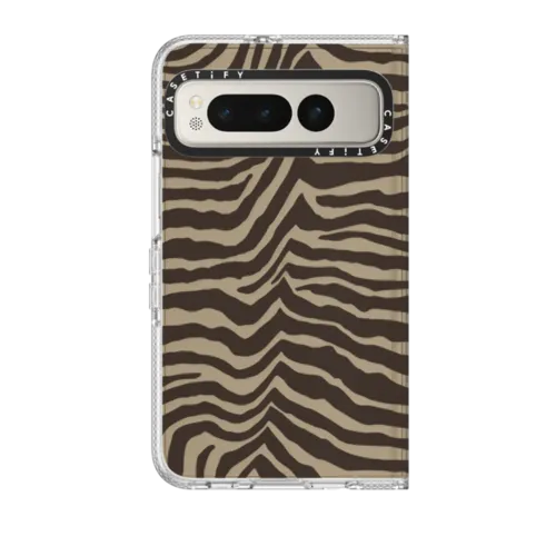 Pixel Fold - Zebra-Brown