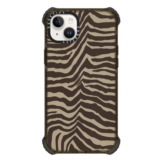 CASETiFY iPhone 14 Plus ケース ブラック ウルトラインパクトケース Dark Academia Dark Academia Zebra-Brown Back to School CASETiFY iPhone 14 Plus ケース ブラック ウルトラインパクトケース Dark Academia Dark Academia Zebra-Brown Back to School