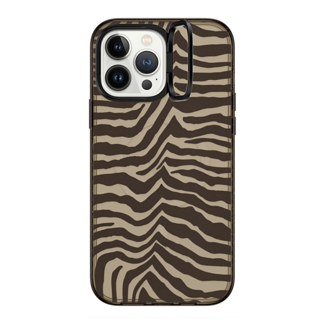 CASETiFY iPhone 13 Pro Max ケース ブラック インパクトリングスタンドケース MagSafe対応 Dark Academia Dark Academia Zebra-Brown Back to School CASETiFY iPhone 13 Pro Max ケース ブラック インパクトリングスタンドケース MagSafe対応 Dark Academia Dark Academia Zebra-Brown Back to School