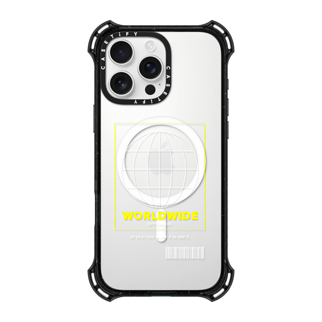 CASETiFY iPhone 16 Pro Max Case Black バウンスケース Hype Worldwide CASETiFY iPhone 16 Pro Max Case Black バウンスケース Hype Worldwide