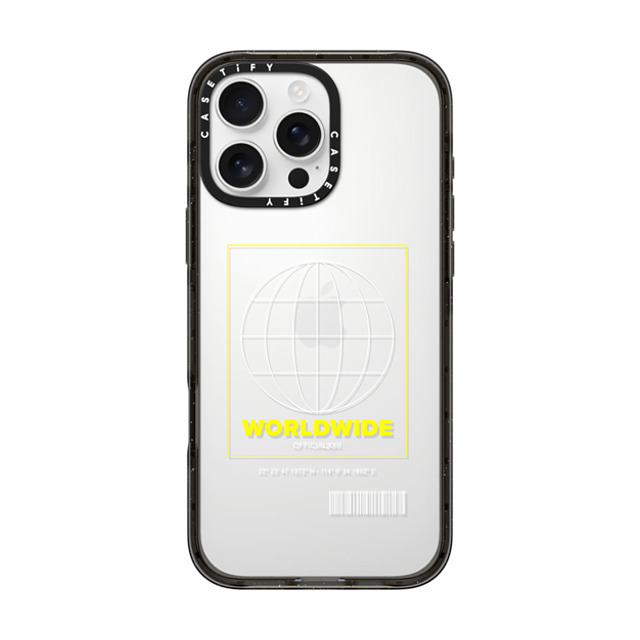 CASETiFY iPhone 16 Pro Max ケース ブラック インパクトケース Hype Hype Worldwide Back to School CASETiFY iPhone 16 Pro Max ケース ブラック インパクトケース Hype Hype Worldwide Back to School