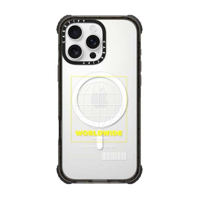 CASETiFY iPhone 16 Pro Max ケース ブラック ウルトラ インパクトケース MagSafe 対応 Hype Hype Worldwide Father's Day CASETiFY iPhone 16 Pro Max ケース ブラック ウルトラ インパクトケース MagSafe 対応 Hype Hype Worldwide Father's Day
