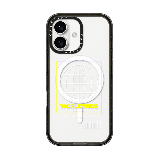 CASETiFY iPhone 16 ケース ブラック インパクトケース MagSafe対応 Hype Hype Worldwide Father's Day CASETiFY iPhone 16 ケース ブラック インパクトケース MagSafe対応 Hype Hype Worldwide Father's Day