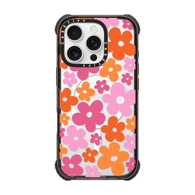 CASETiFY iPhone 16 Pro Case Black ウルトラ インパクトケース MagSafe 対応 Cottagecore Abstract Florals CASETiFY iPhone 16 Pro Case Black ウルトラ インパクトケース MagSafe 対応 Cottagecore Abstract Florals