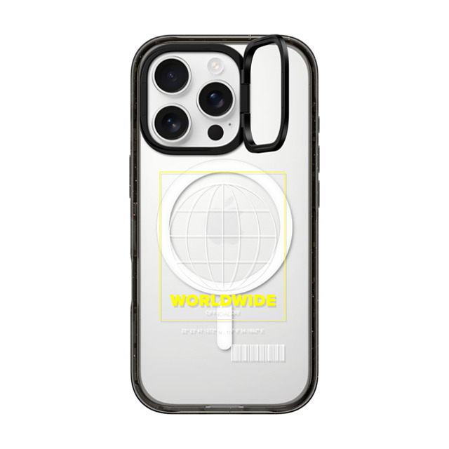 CASETiFY iPhone 16 Pro ケース ブラック インパクトリングスタンドケース MagSafe対応 Hype Hype Worldwide Father's Day CASETiFY iPhone 16 Pro ケース ブラック インパクトリングスタンドケース MagSafe対応 Hype Hype Worldwide Father's Day