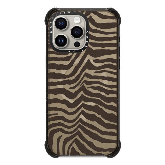 CASETiFY iPhone 15 Pro Max ケース ブラック ウルトラ インパクトケース MagSafe 対応 Dark Academia Dark Academia Zebra-Brown Father's Day CASETiFY iPhone 15 Pro Max ケース ブラック ウルトラ インパクトケース MagSafe 対応 Dark Academia Dark Academia Zebra-Brown Father's Day