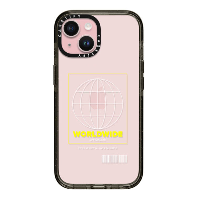 CASETiFY iPhone 15 Case Black インパクトケース Hype Hype Worldwide Mother's Day CASETiFY iPhone 15 Case Black インパクトケース Hype Hype Worldwide Mother's Day