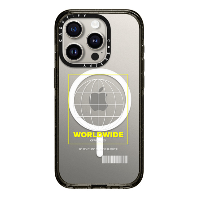 CASETiFY iPhone 15 Pro ケース ブラック インパクトケース MagSafe対応 Hype Hype Worldwide Back to School CASETiFY iPhone 15 Pro ケース ブラック インパクトケース MagSafe対応 Hype Hype Worldwide Back to School