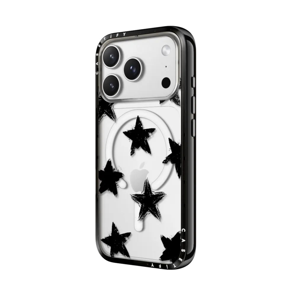 Compact iPhone 17 Pro Case MagSafe Compatible - Star Marks