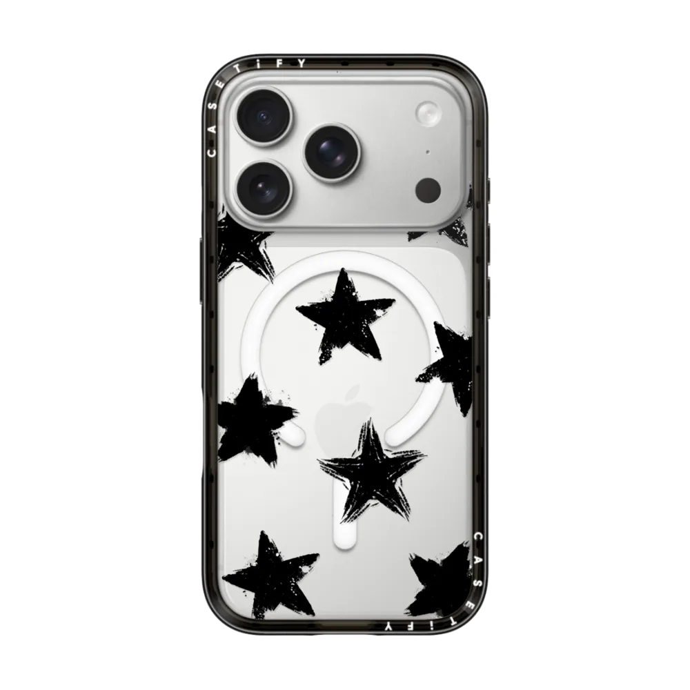 Compact iPhone 17 Pro Case MagSafe Compatible - Star Marks