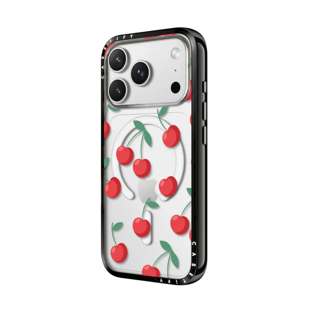 Bounce iPhone 17 Pro Max Case MagSafe Compatible - Cherries