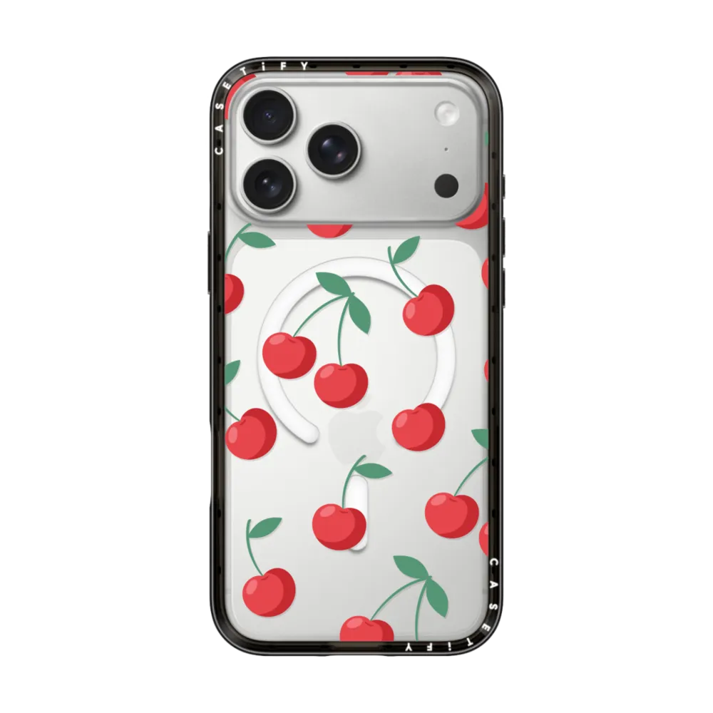 Bounce iPhone 17 Pro Max Case MagSafe Compatible - Cherries