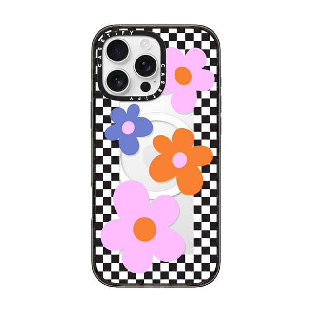 CASETiFY iPhone 16 Pro Max Case Black インパクトケース MagSafe対応 Floral,Maximalism Floral,Maximalism Checkered Floral Frame Father's Day CASETiFY iPhone 16 Pro Max Case Black インパクトケース MagSafe対応 Floral,Maximalism Floral,Maximalism Checkered Floral Frame Father's Day