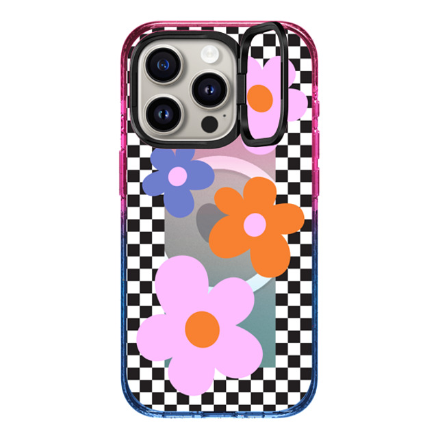CASETiFY iPhone 15 Pro ケース Cotton Candy インパクトリングスタンドケース MagSafe対応 Floral,Maximalism Floral,Maximalism Checkered Floral Frame Father's Day CASETiFY iPhone 15 Pro ケース Cotton Candy インパクトリングスタンドケース MagSafe対応 Floral,Maximalism Floral,Maximalism Checkered Floral Frame Father's Day