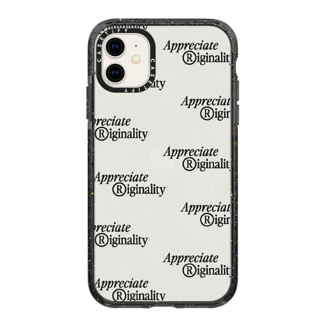 CASETiFY iPhone 11 Case Black Impact Case Dark Academia Appreciate Originality CASETiFY iPhone 11 Case Black Impact Case Dark Academia Appreciate Originality