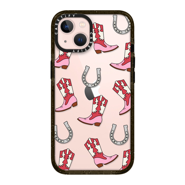 CASETiFY iPhone 13 ケース ブラック インパクトケース Maximalism Cowgirl Medley