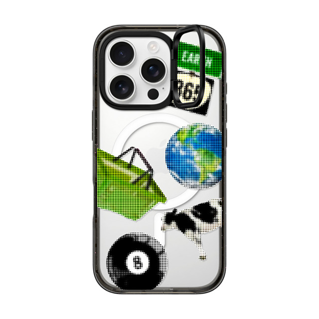 CASETiFY iPhone 16 Pro Case Black インパクトリングスタンドケース MagSafe対応 Cow,Pop Art Cow,Pop Art Earth 365 Father's Day CASETiFY iPhone 16 Pro Case Black インパクトリングスタンドケース MagSafe対応 Cow,Pop Art Cow,Pop Art Earth 365 Father's Day