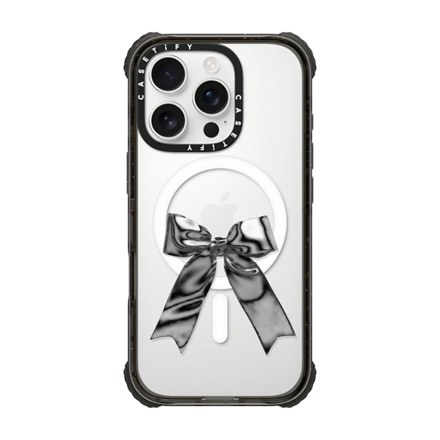 CASETiFY iPhone 16 Pro ケース ブラック ウルトラ インパクトケース MagSafe 対応 Butterfly,Ribbon Butterfly,Ribbon Metallic Ribbon Father's Day CASETiFY iPhone 16 Pro ケース ブラック ウルトラ インパクトケース MagSafe 対応 Butterfly,Ribbon Butterfly,Ribbon Metallic Ribbon Father's Day