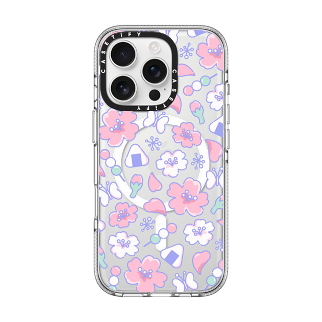 CASETiFY iPhone 16 Pro ケース クリア クリア ケース MagSafe対応 Anime Sakura casetify_artist