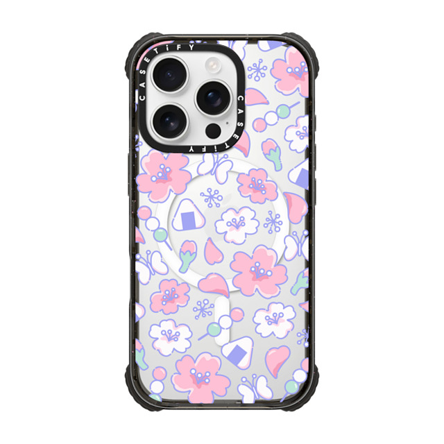 CASETiFY iPhone 16 Pro Case Black ウルトラ インパクトケース MagSafe 対応 Anime Sakura casetify_artist CASETiFY iPhone 16 Pro Case Black ウルトラ インパクトケース MagSafe 対応 Anime Sakura casetify_artist