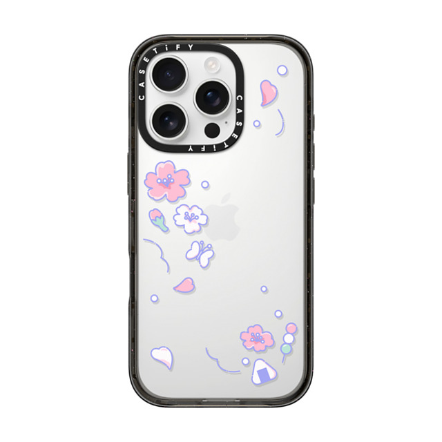 CASETiFY iPhone 16 Pro Case Black インパクトケース Anime Sakura Point casetify_artist Mother's Day CASETiFY iPhone 16 Pro Case Black インパクトケース Anime Sakura Point casetify_artist Mother's Day