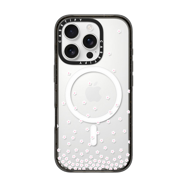 CASETiFY iPhone 16 Pro ケース ブラック インパクトケース MagSafe対応 Sakura Rain casetify_artist Back to School CASETiFY iPhone 16 Pro ケース ブラック インパクトケース MagSafe対応 Sakura Rain casetify_artist Back to School