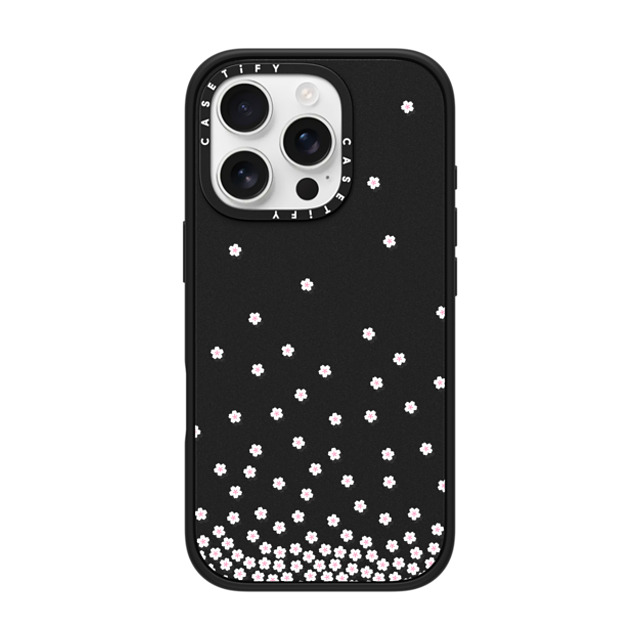 CASETiFY iPhone 16 Pro ケース マットブラック インパクトケース MagSafe対応 Sakura Rain casetify_artist Back to School CASETiFY iPhone 16 Pro ケース マットブラック インパクトケース MagSafe対応 Sakura Rain casetify_artist Back to School