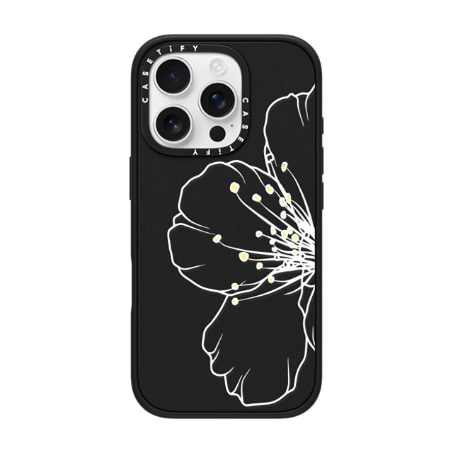 CASETiFY iPhone 16 Pro Case Matte Black Impact Case MagSafe Compatible Half Sakura casetify_artist Back to School CASETiFY iPhone 16 Pro Case Matte Black Impact Case MagSafe Compatible Half Sakura casetify_artist Back to School