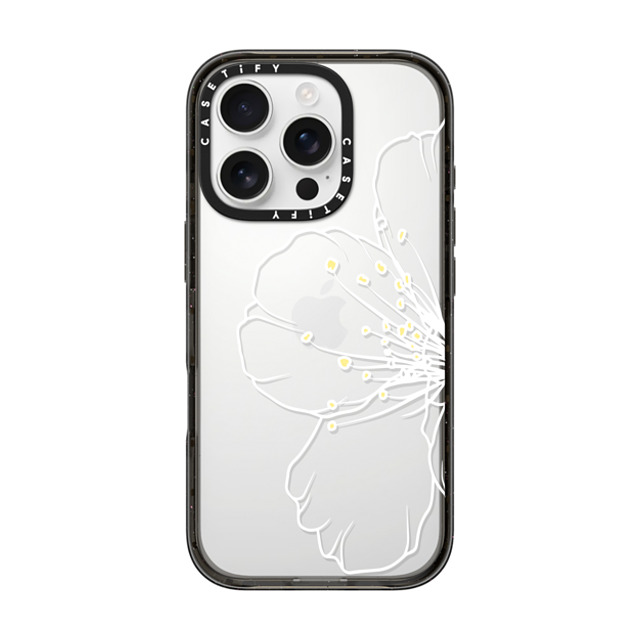 CASETiFY iPhone 16 Pro Case Black インパクトケース Half Sakura casetify_artist Mother's Day CASETiFY iPhone 16 Pro Case Black インパクトケース Half Sakura casetify_artist Mother's Day