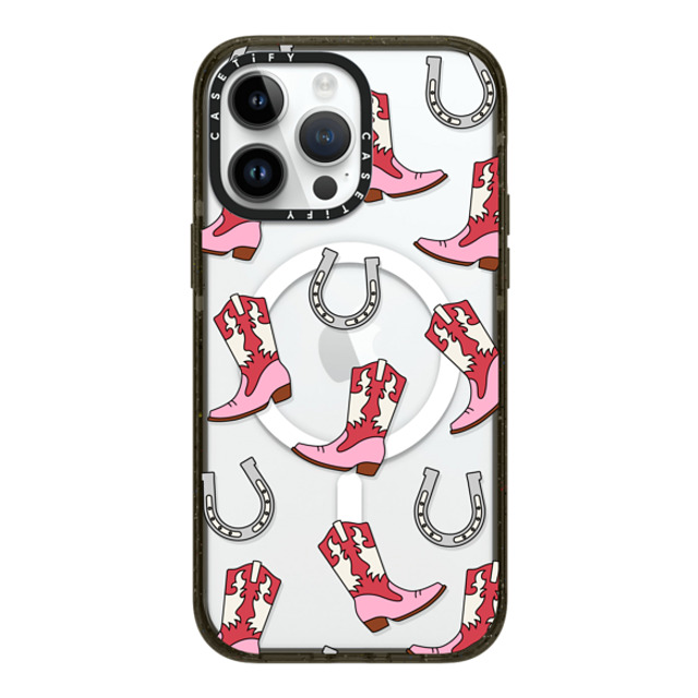 CASETiFY iPhone 14 Pro Max ケース ブラック インパクトケース MagSafe対応 Maximalism Cowgirl Medley