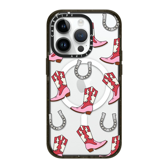 CASETiFY iPhone 14 Pro ケース ブラック インパクトケース MagSafe対応 Maximalism Cowgirl Medley