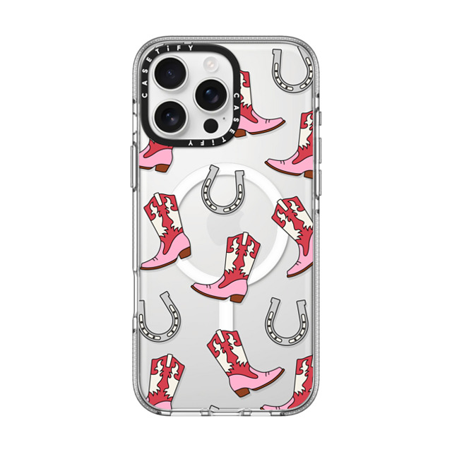 CASETiFY iPhone 16 Pro Max ケース クリア クリア ケース MagSafe対応 Maximalism Cowgirl Medley