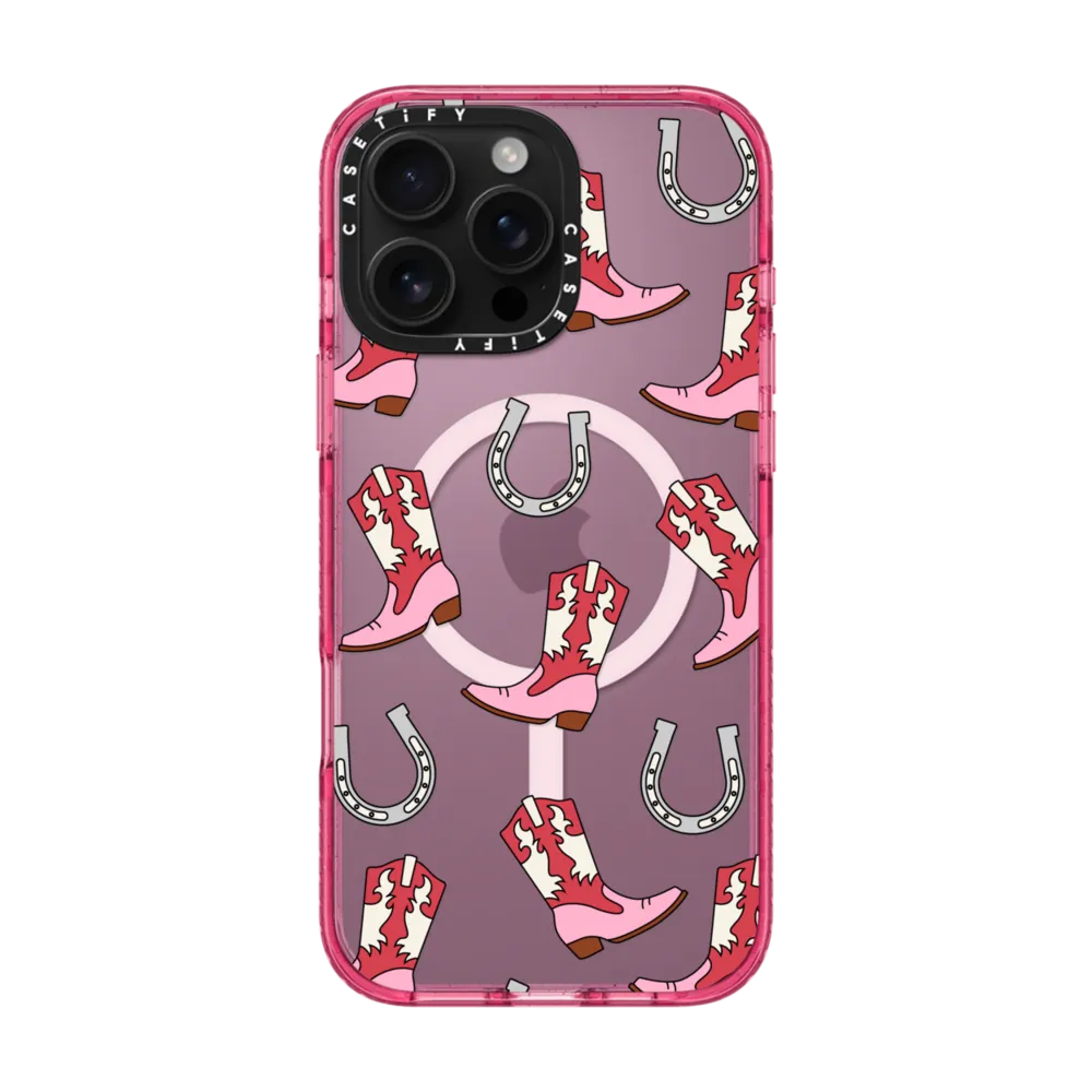 Impact iPhone 16 Pro Max Case MagSafe Compatible - Cowgirl Medley