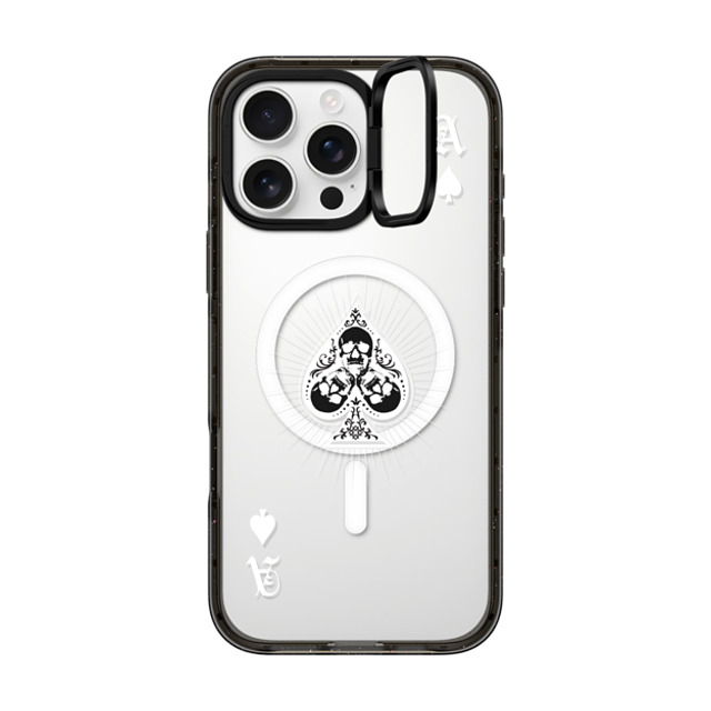 CASETiFY iPhone 16 Pro Max Case ブラック インパクトリングスタンドケース MagSafe対応 Hype Hype Ace of Spades - White Mother's Day CASETiFY iPhone 16 Pro Max Case ブラック インパクトリングスタンドケース MagSafe対応 Hype Hype Ace of Spades - White Mother's Day