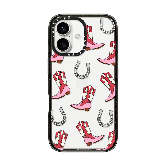 CASETiFY iPhone 16 ケース ブラック インパクトケース Maximalism Cowgirl Medley