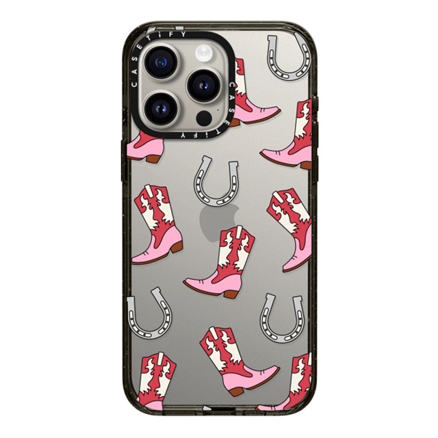 CASETiFY iPhone 15 Pro Max ケース ブラック インパクトケース Maximalism Cowgirl Medley