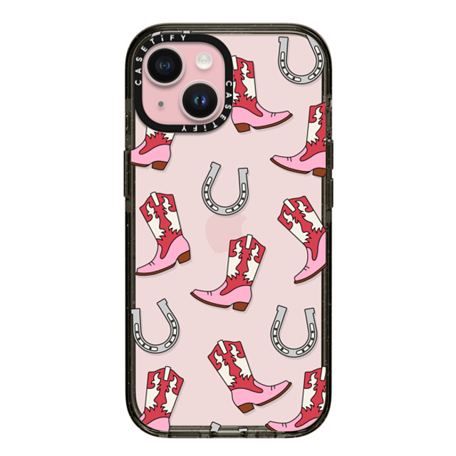 CASETiFY iPhone 15 ケース ブラック インパクトケース Maximalism Cowgirl Medley