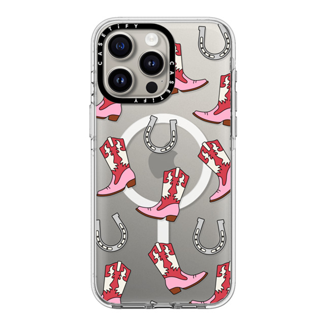 CASETiFY iPhone 15 Pro Max ケース クリア クリア ケース MagSafe対応 Maximalism Cowgirl Medley