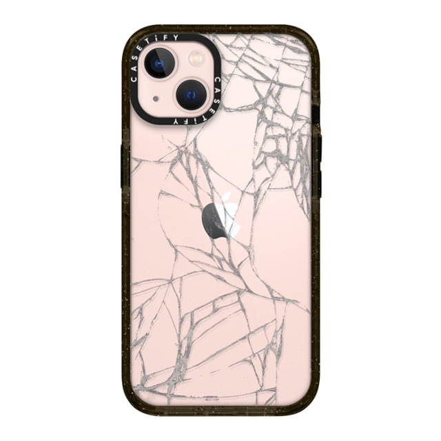 CASETiFY iPhone 13 ケース ブラック インパクトケース Hype Broken