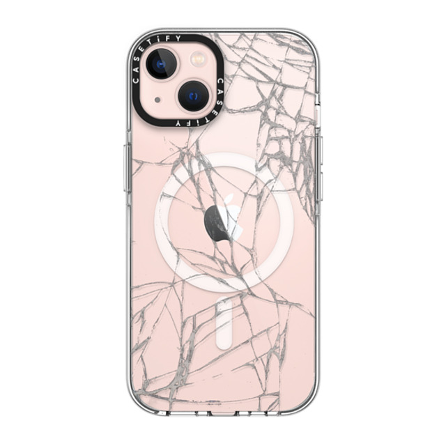 CASETiFY iPhone 13 ケース クリア クリア ケース MagSafe対応 Hype Broken