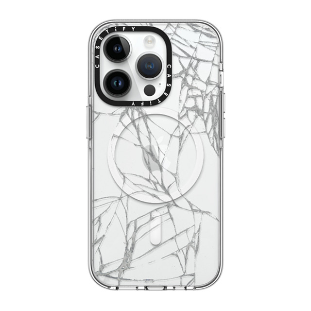 CASETiFY iPhone 14 Pro ケース クリア クリア ケース MagSafe対応 Hype Broken