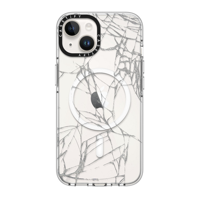 CASETiFY iPhone 14 ケース クリア クリア ケース MagSafe対応 Hype Broken