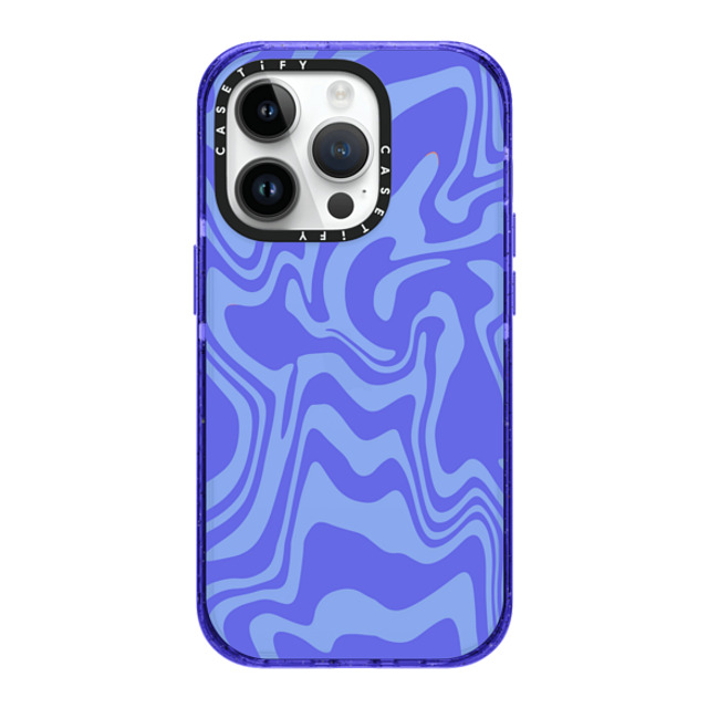 CASETiFY iPhone 14 Pro ケース Peri Purple インパクトケース Maximalism Maximalism Splitsville - Blue Back to School CASETiFY iPhone 14 Pro ケース Peri Purple インパクトケース Maximalism Maximalism Splitsville - Blue Back to School
